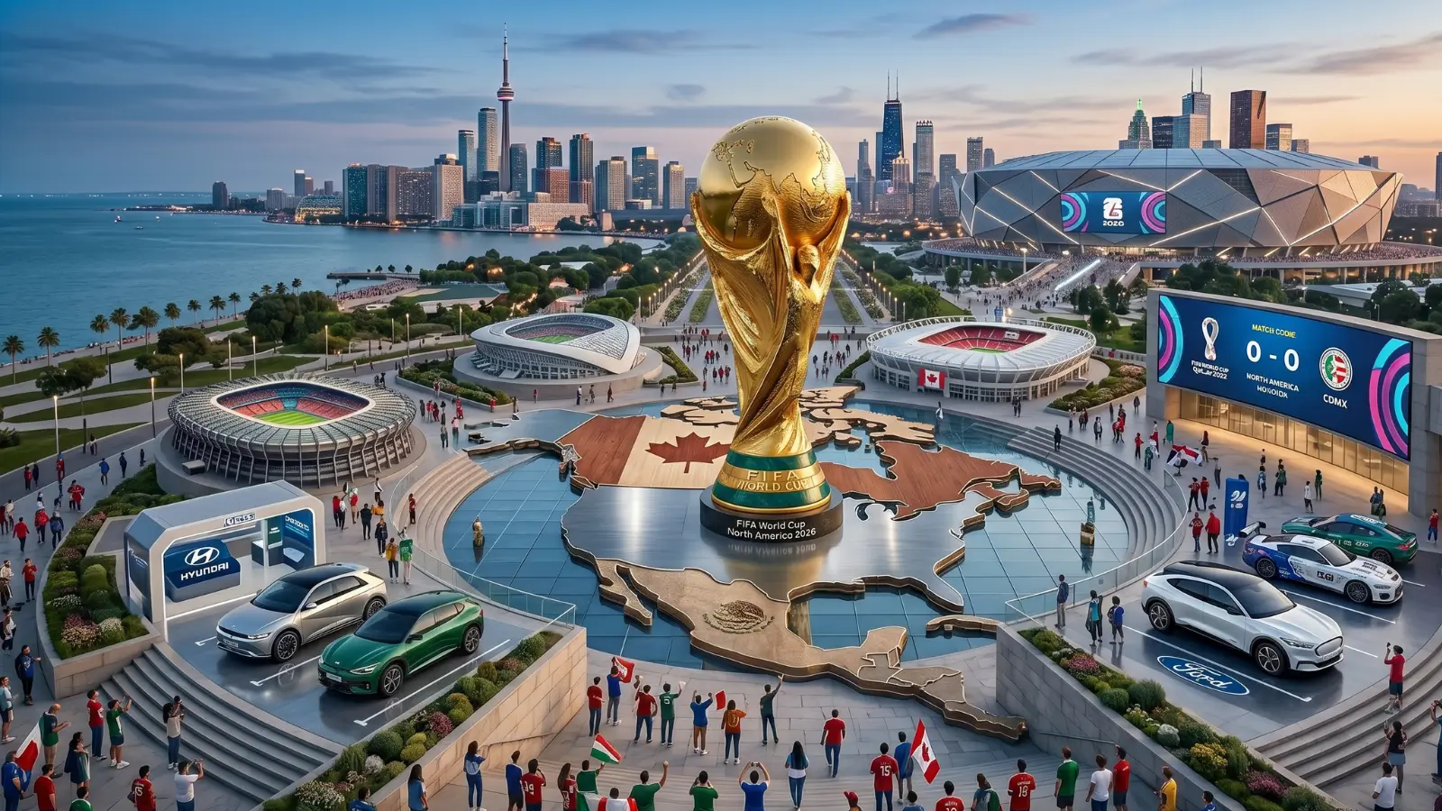 La Movilidad del Mundial: ¿Quiénes son los motores oficiales de la FIFA World Cup 2026?